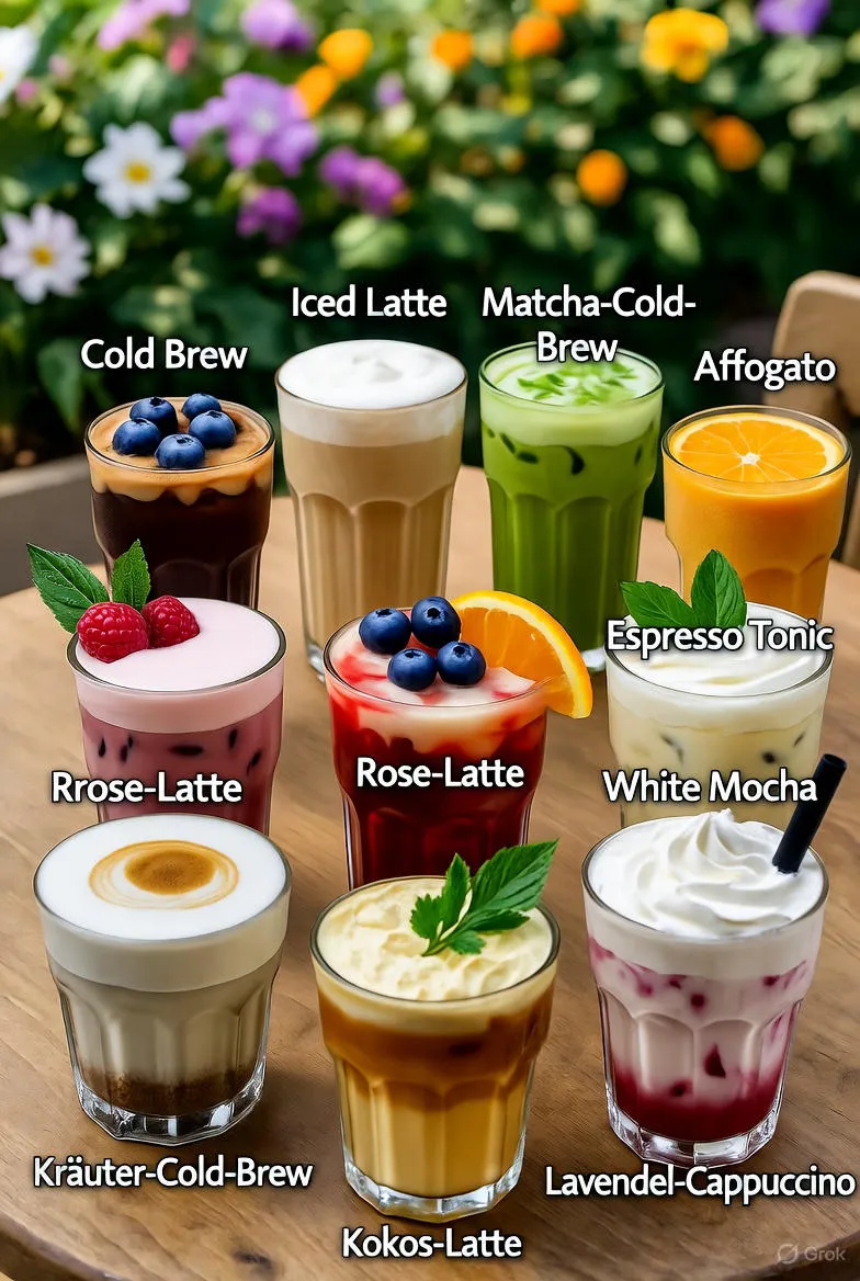 Die 10 besten Kaffeegetränke für den Frühling: Frisch, erfrischend und voller Aroma