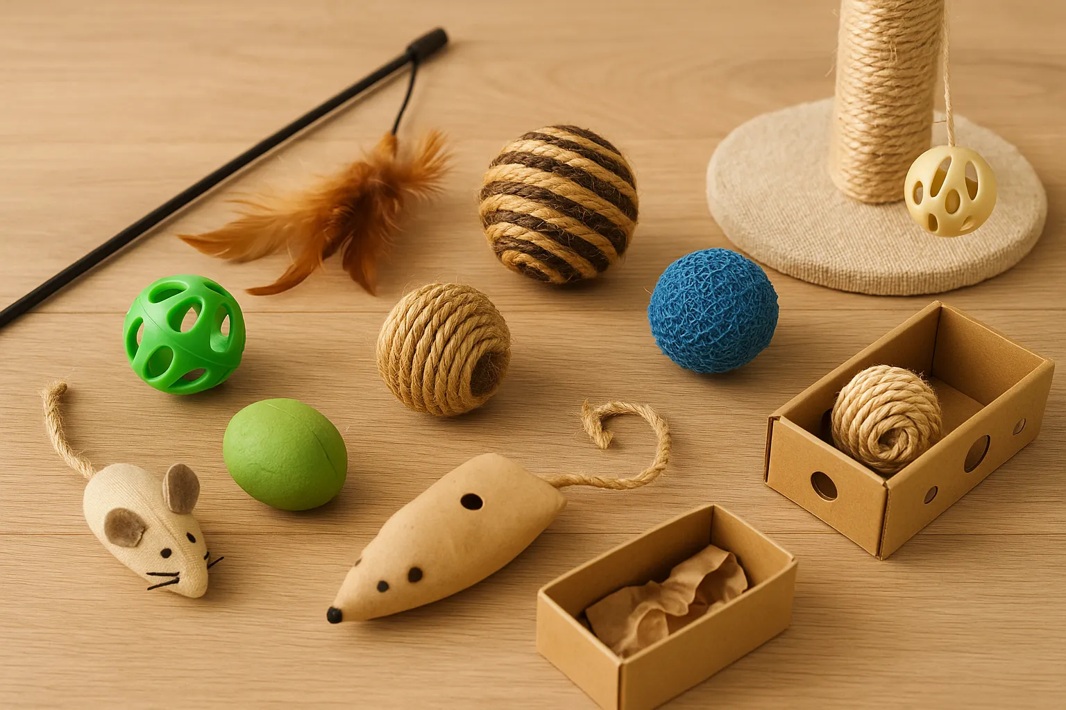 Die besten Spielzeuge für Katzen: Spaß, Bewegung und Wohlbefinden