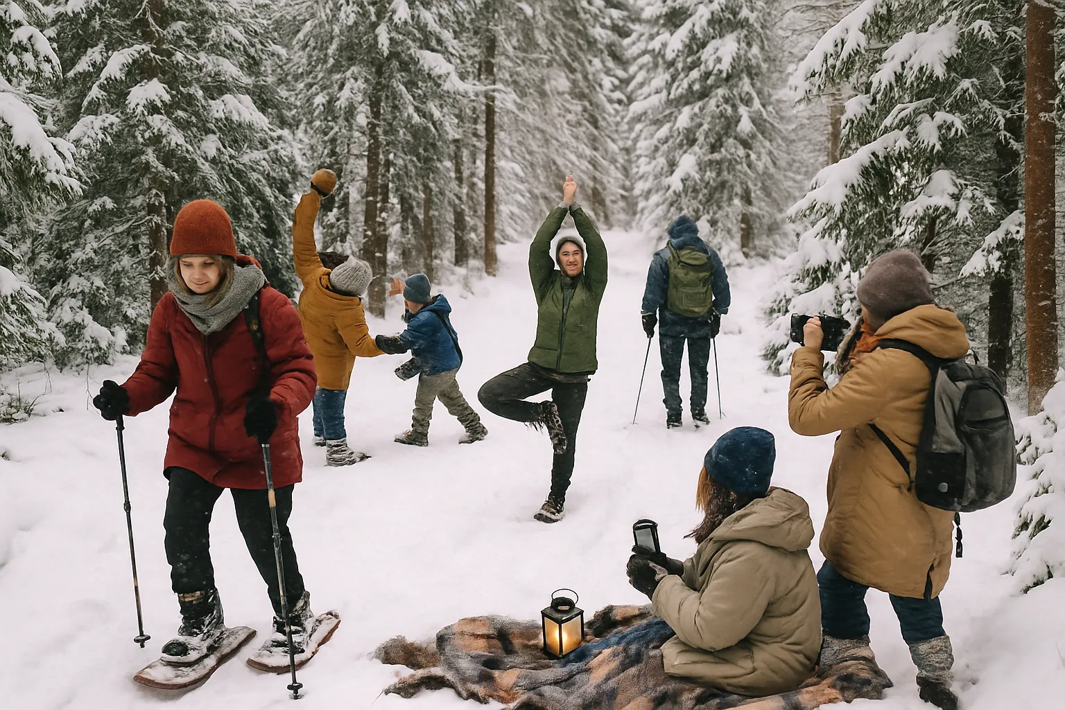 Die besten Waldaktivitäten im Winter: Naturerlebnisse in der kalten Jahreszeit