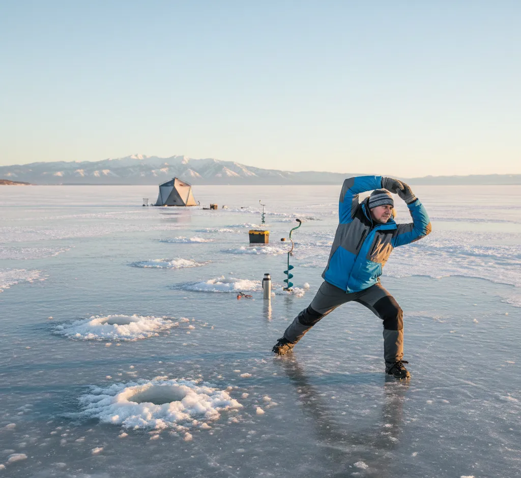 Eisangeln trifft Bewegung: Aktiv bleiben statt frieren