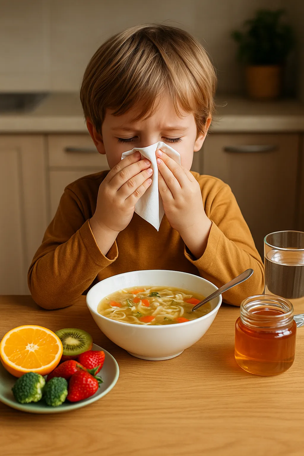 Erkältung bei Kindern: Ernährungstipps für eine schnelle Genesung