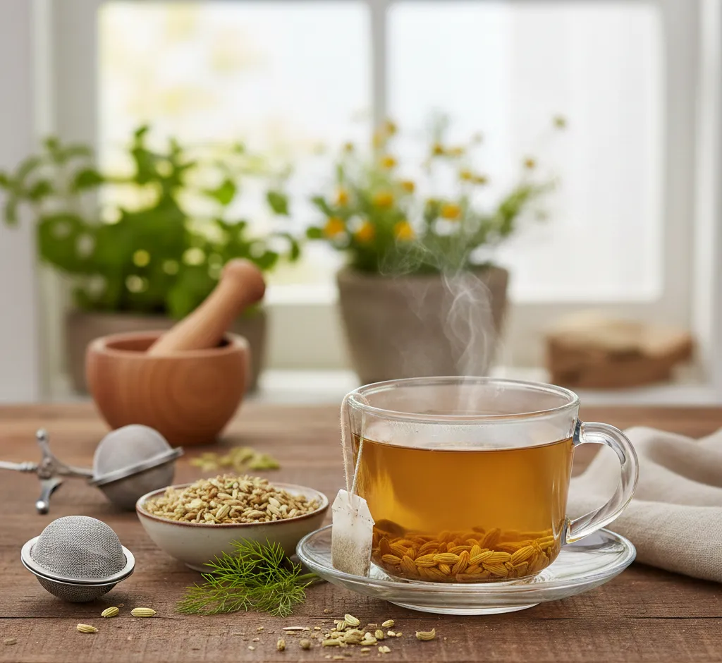 Fencheltee: Natürliche Linderung bei Völlegefühl und Verdauungsbeschwerden