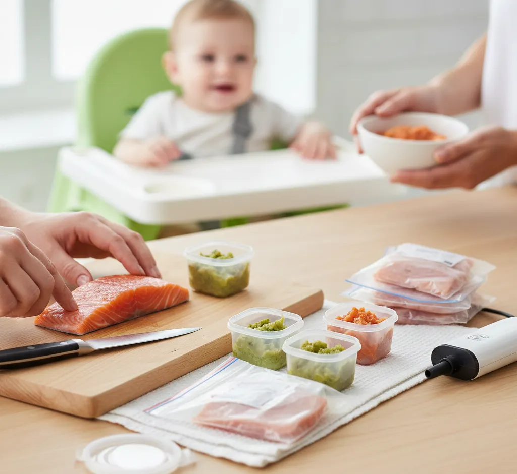 Fisch einfrieren für Babynahrung: So geht es sicher und schonend