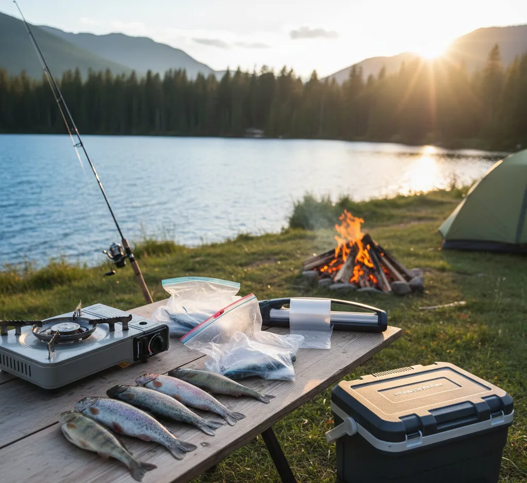 Fisch einfrieren für Camping: So bleiben deine Fänge frisch und lecker