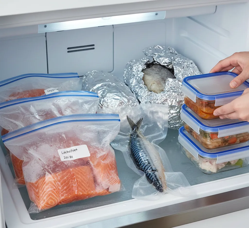 Fisch einfrieren in Alufolie: Sinnvoll oder riskant?