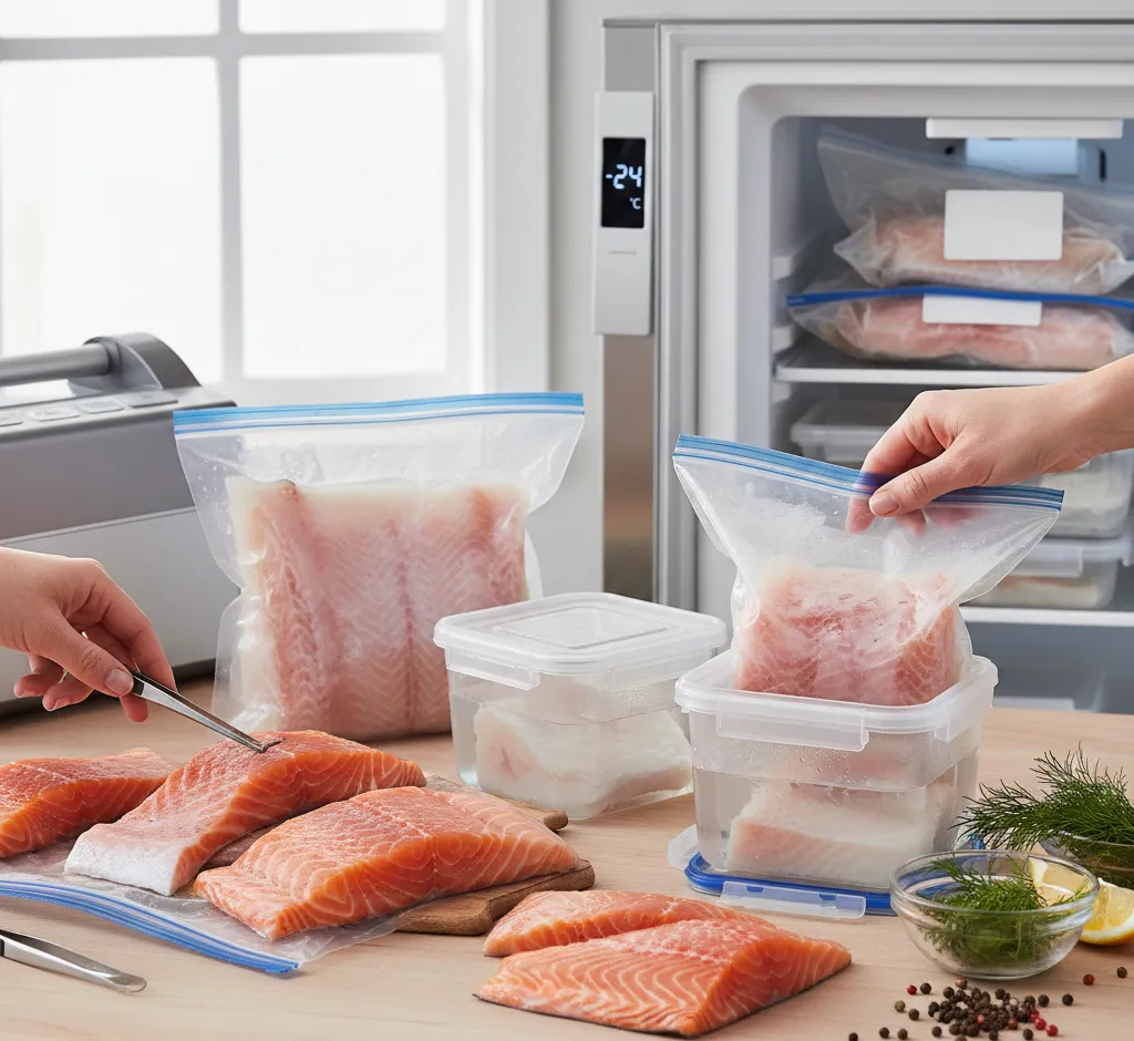 Fischfilets richtig einfrieren: So bleibt die Qualität perfekt erhalten