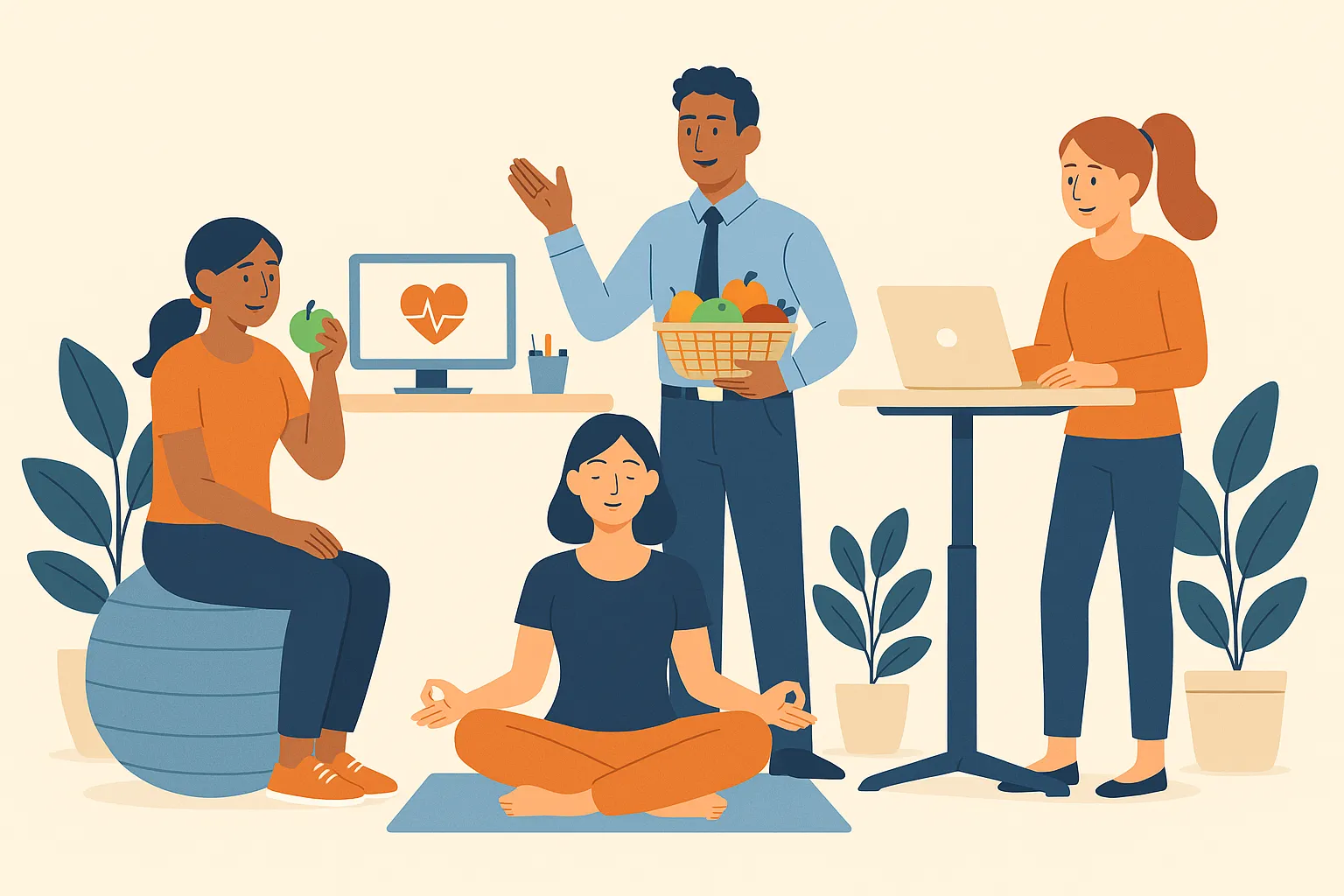 Gesunde Mitarbeiter, gesundes Unternehmen: Die Vorteile von Arbeitsplatz-Wellness-Programmen