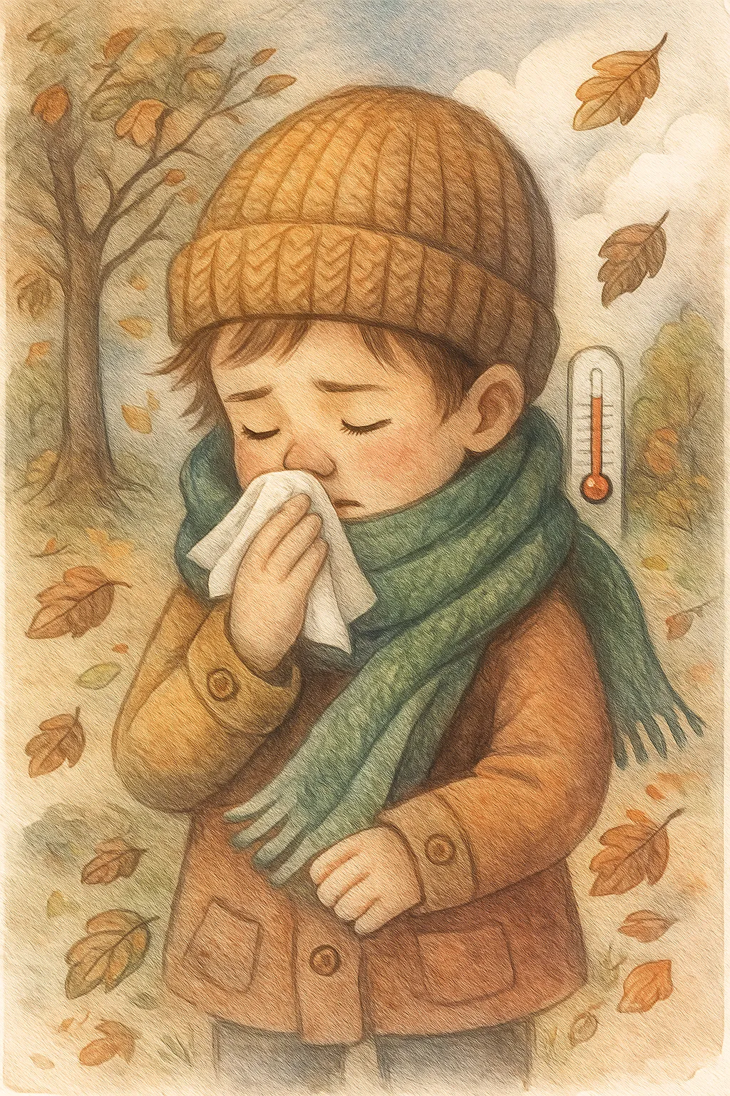 Herbstkrankheiten bei Kindern: Vorbeugung und richtige Behandlung