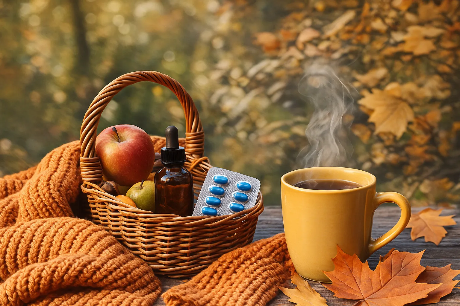 Herbstkrankheiten: So bleiben Sie gesund in der kühlen Jahreszeit