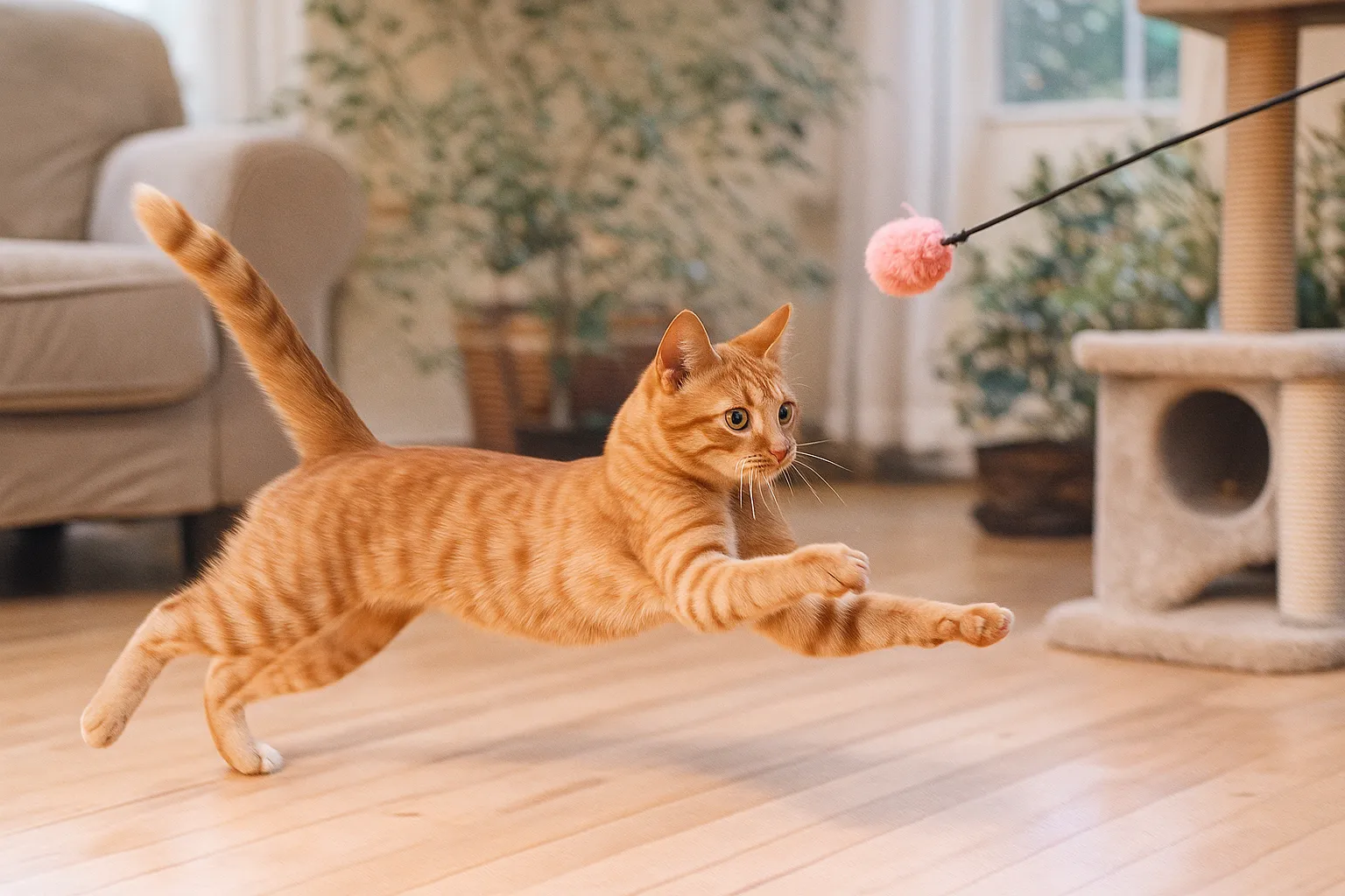 Katzen und ihre Bewegungsfreude: Warum Aktivität so wichtig ist