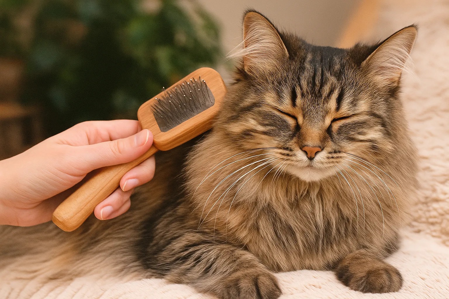 Katzenfell richtig pflegen: So bleibt das Fell gesund und glänzend