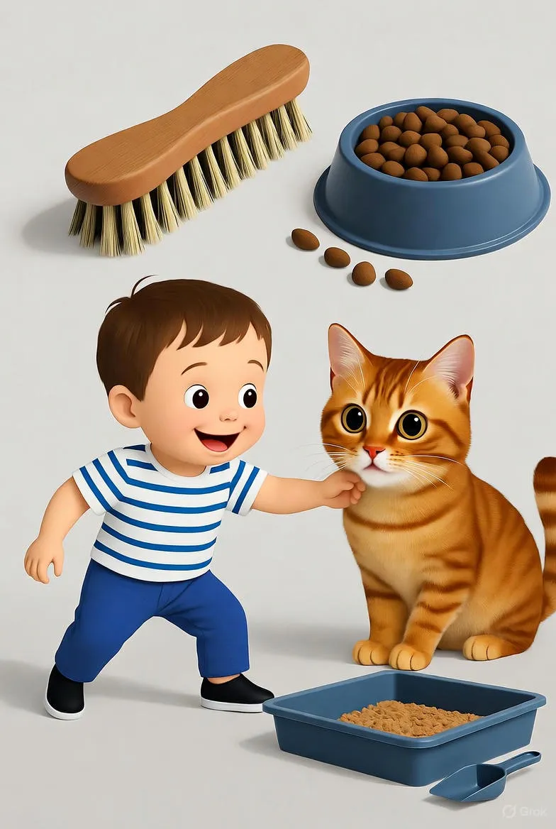 Katzenpflege für Kinder: So kümmerst du dich richtig um dein Haustier