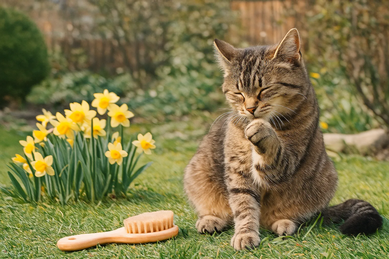 Katzenpflege im Frühling: Tipps für ein gesundes und glückliches Haustier