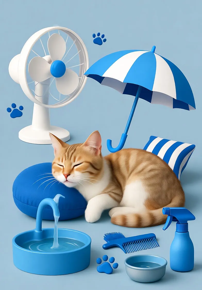 Katzenpflege im Sommer: Essentielle Tipps für Wohlbefinden und Gesundheit