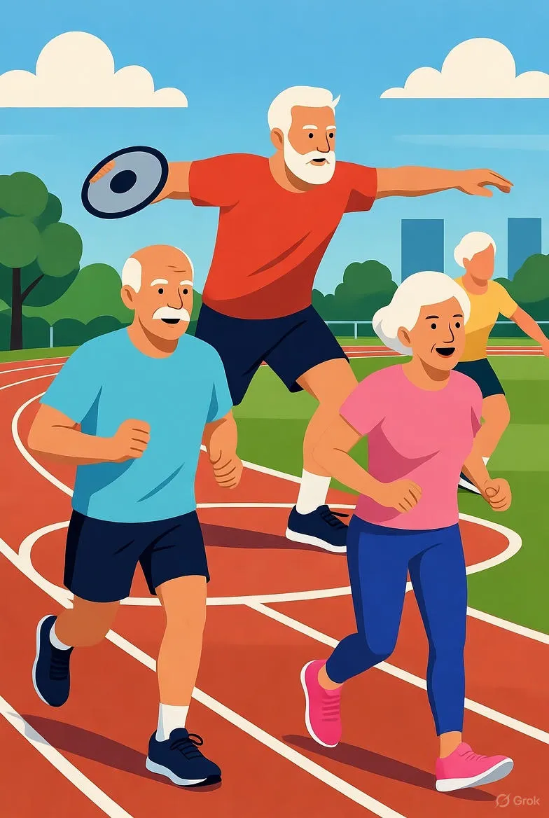 Leichtathletik für Senioren: Bewegen, Genießen und Vitalität steigern
