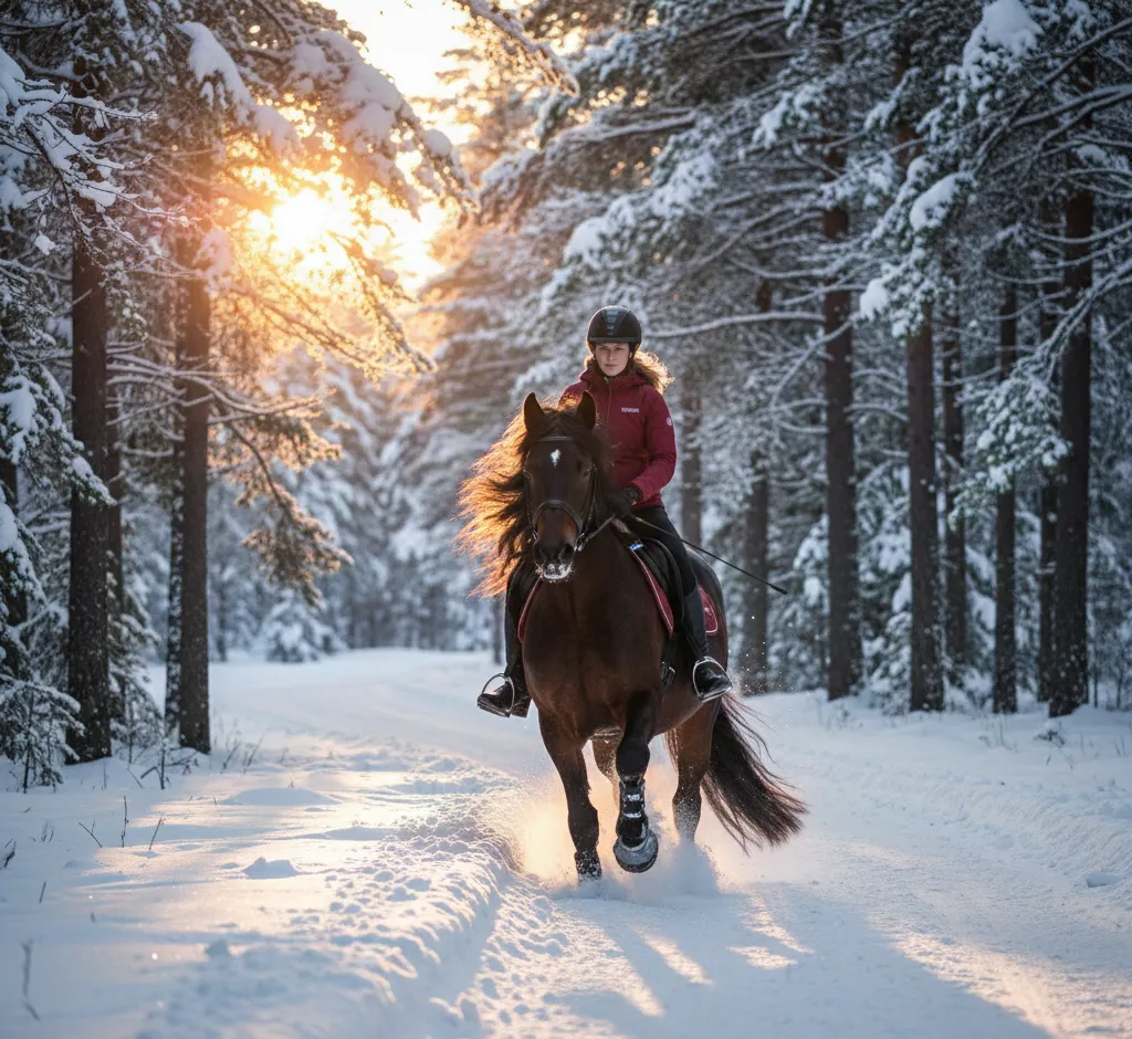 Magie im Winter: Dein umfassender Leitfaden für sicheres und freudiges Reiten im Schnee