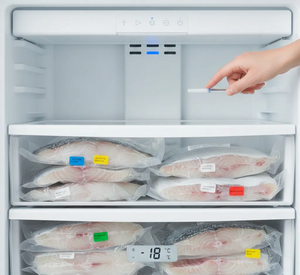 Nachhaltig Frieren: So sparen Sie Energie beim Einfrieren von Fisch