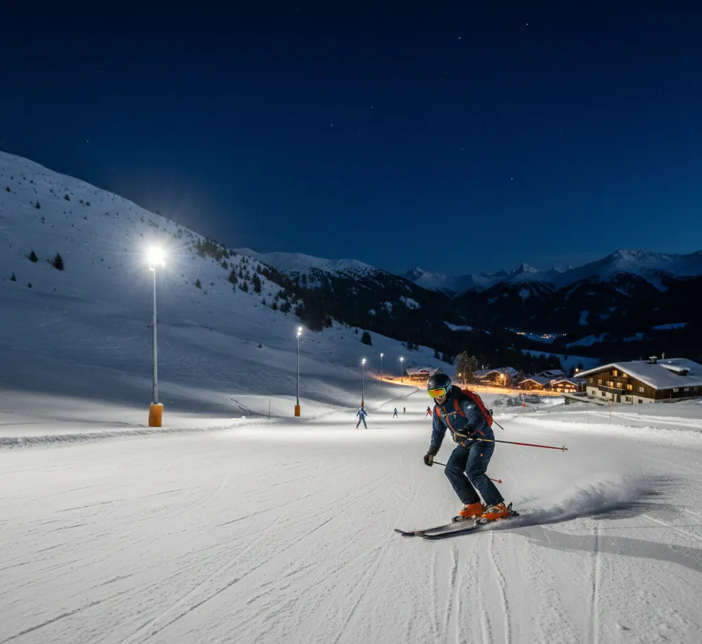 Nachtskifahren: Möglichkeiten, Vorbereitung und Sicherheit auf der Piste im Dunkeln