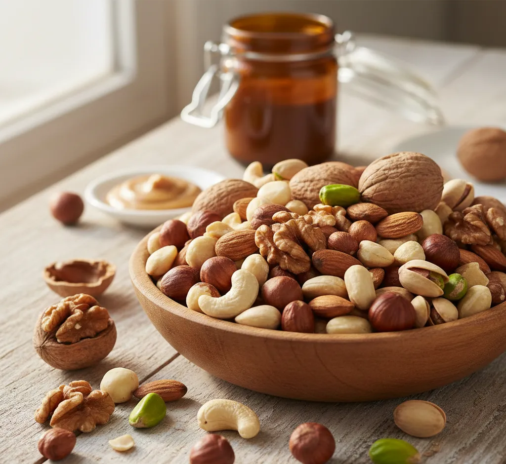 Nüsse als Quelle gesunder Fette: Warum sie täglich auf deinen Teller gehören