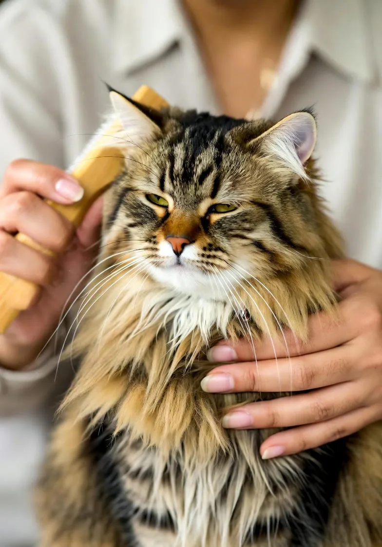 Pflegetipps für Langhaarkatzen: So bleibt das Fell gesund und glänzend