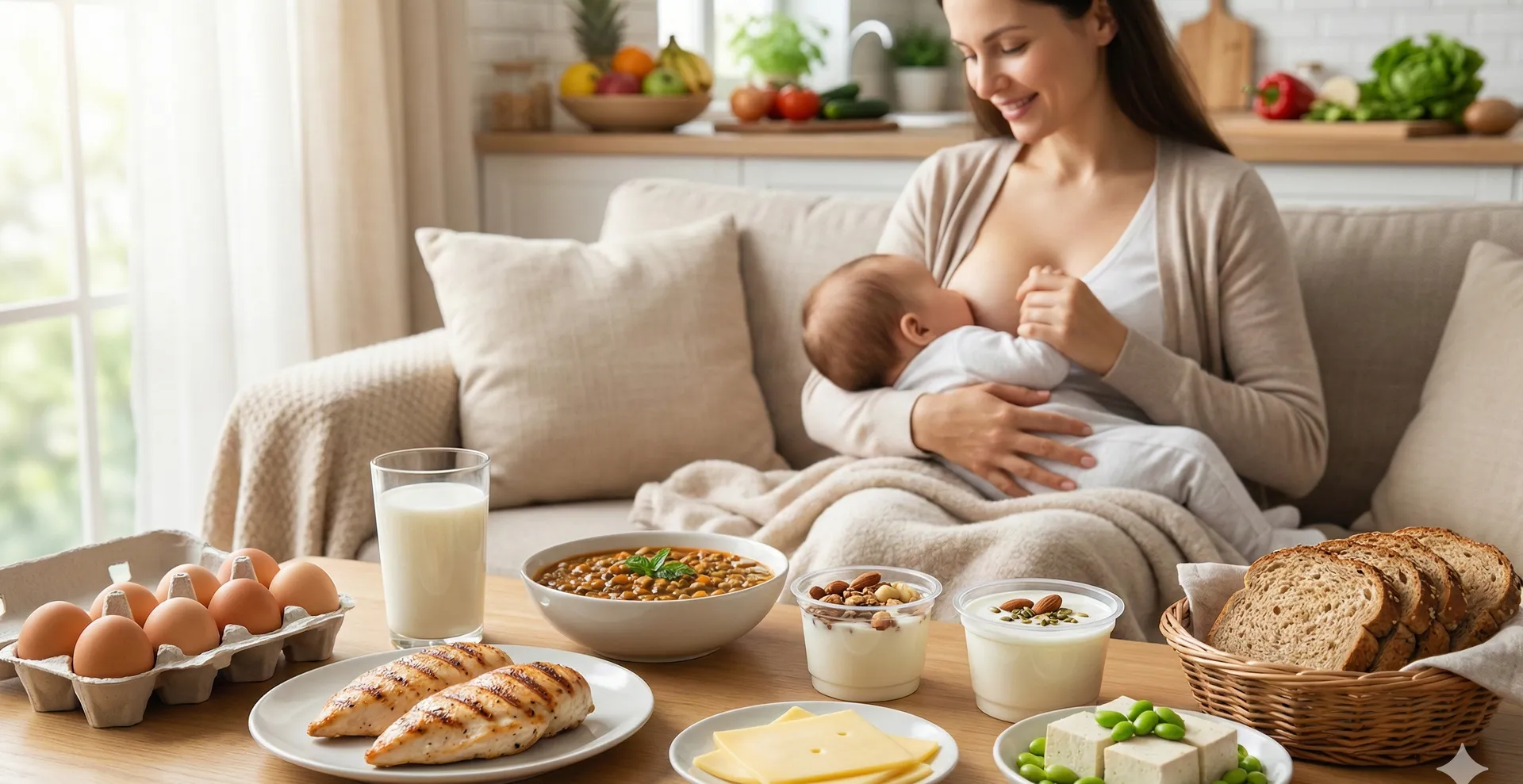 Proteinbedarf in der Stillzeit: Warum Eiweiß jetzt so wichtig ist