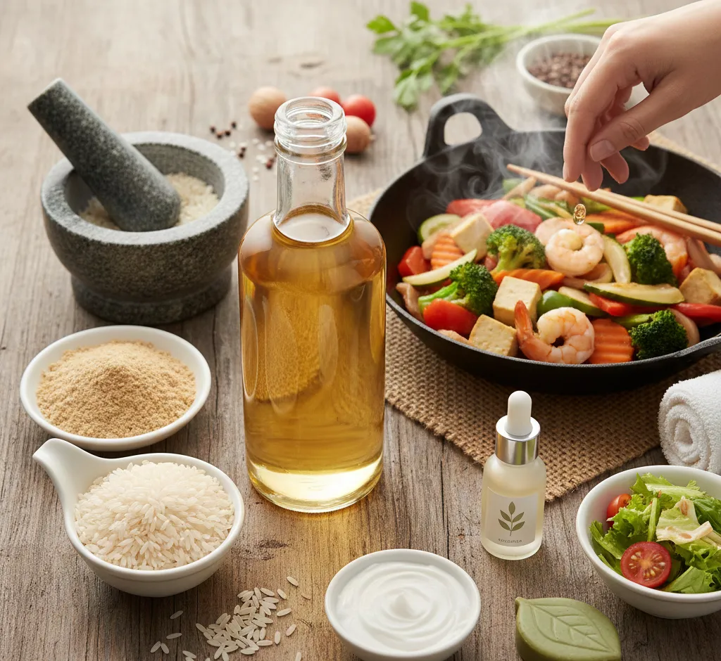 Reiskeimöl: Die asiatische Alternative mit überraschenden Vorteilen für Küche und Körper