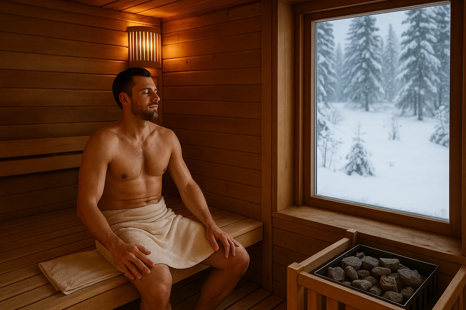 Sauna im Winter: So nutzen Sie die wohltuende Wärme richtig