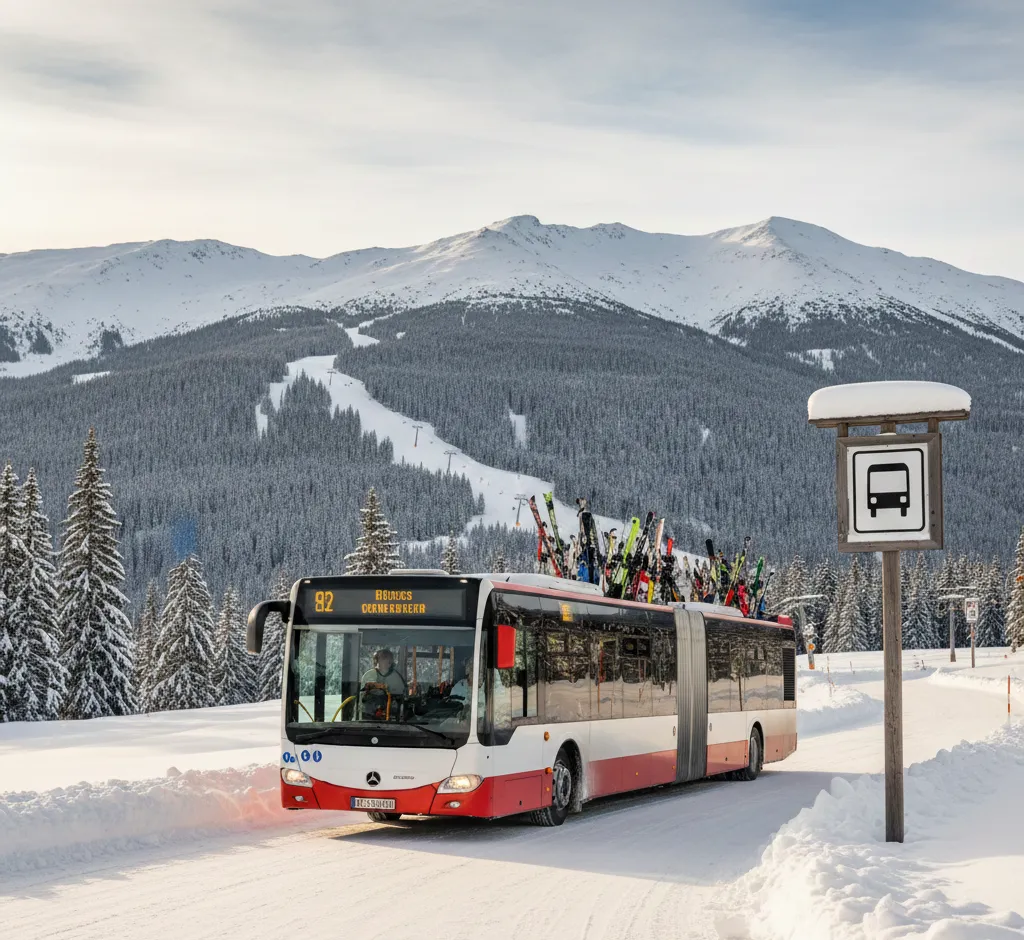 Skibus-Verbindungen und Fahrpläne verstehen: So planst du deine Anreise ins Skigebiet perfekt