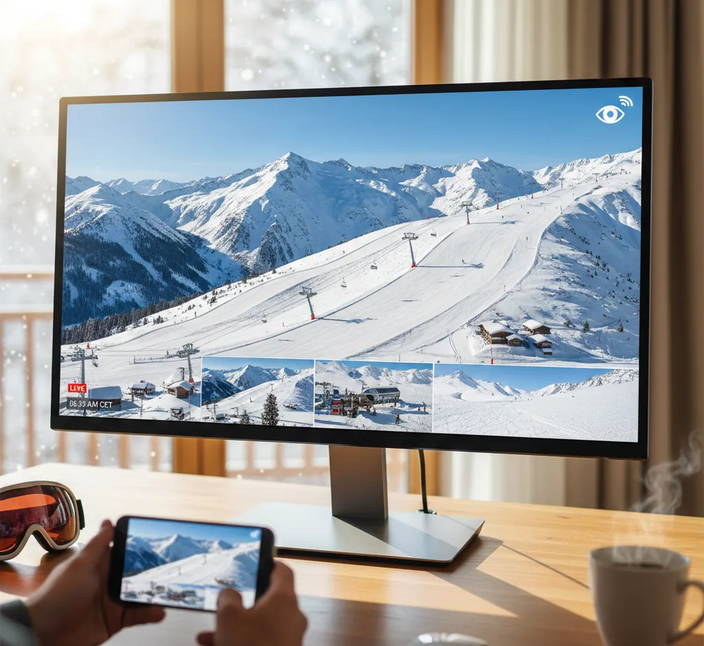 Skigebiet-Webcams: So holst du dir jeden Tag den Berg nach Hause