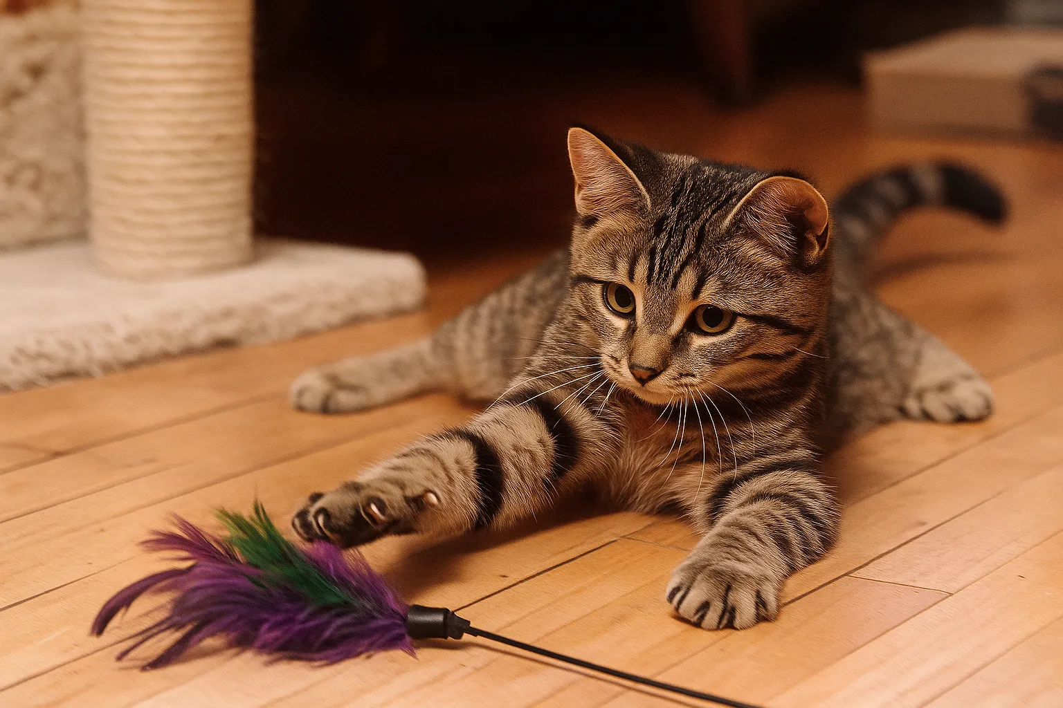 Spielverhalten von Katzen: Warum Spielen für Stubentiger so wichtig ist