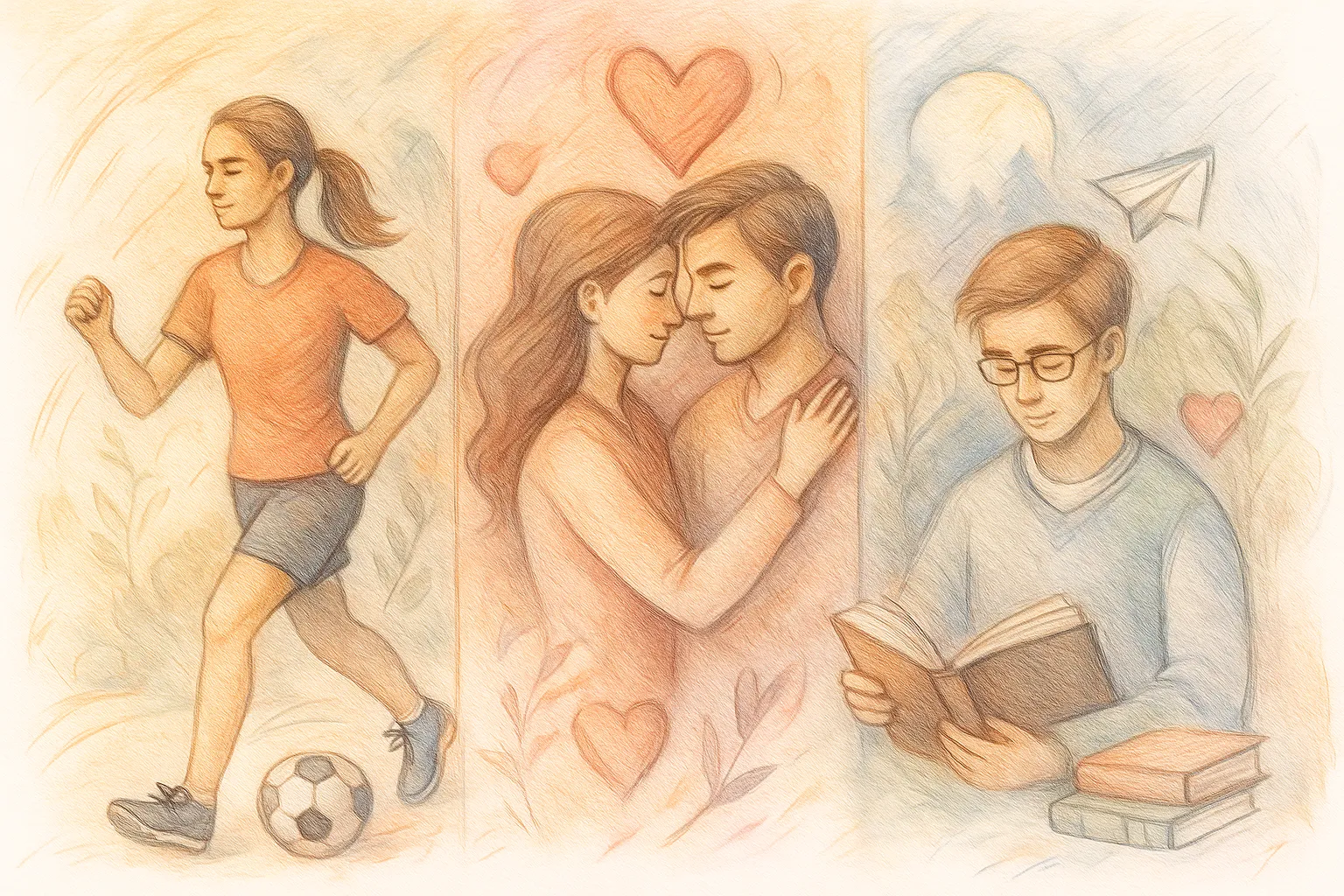 Sport, Liebe und Bildung: Das Dreieck des erfüllten Lebens