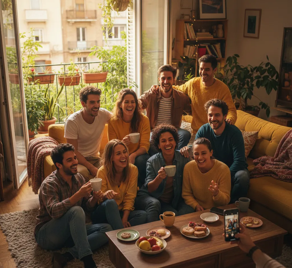 Unvergessliche Treffen: Freunde einladen und perfekte Gruppenfotos machen