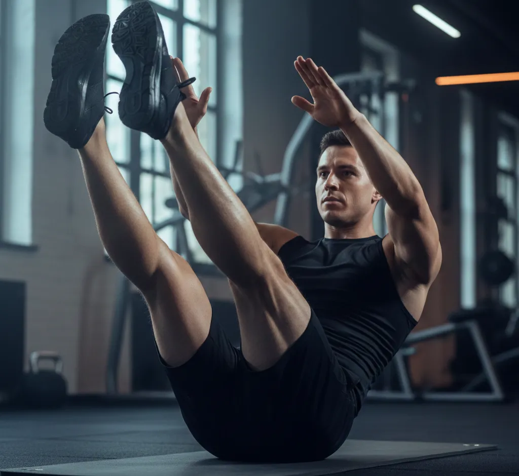 V-Ups: Die ultimative Übung für explosive Core-Kraft und einen definierten Bauch