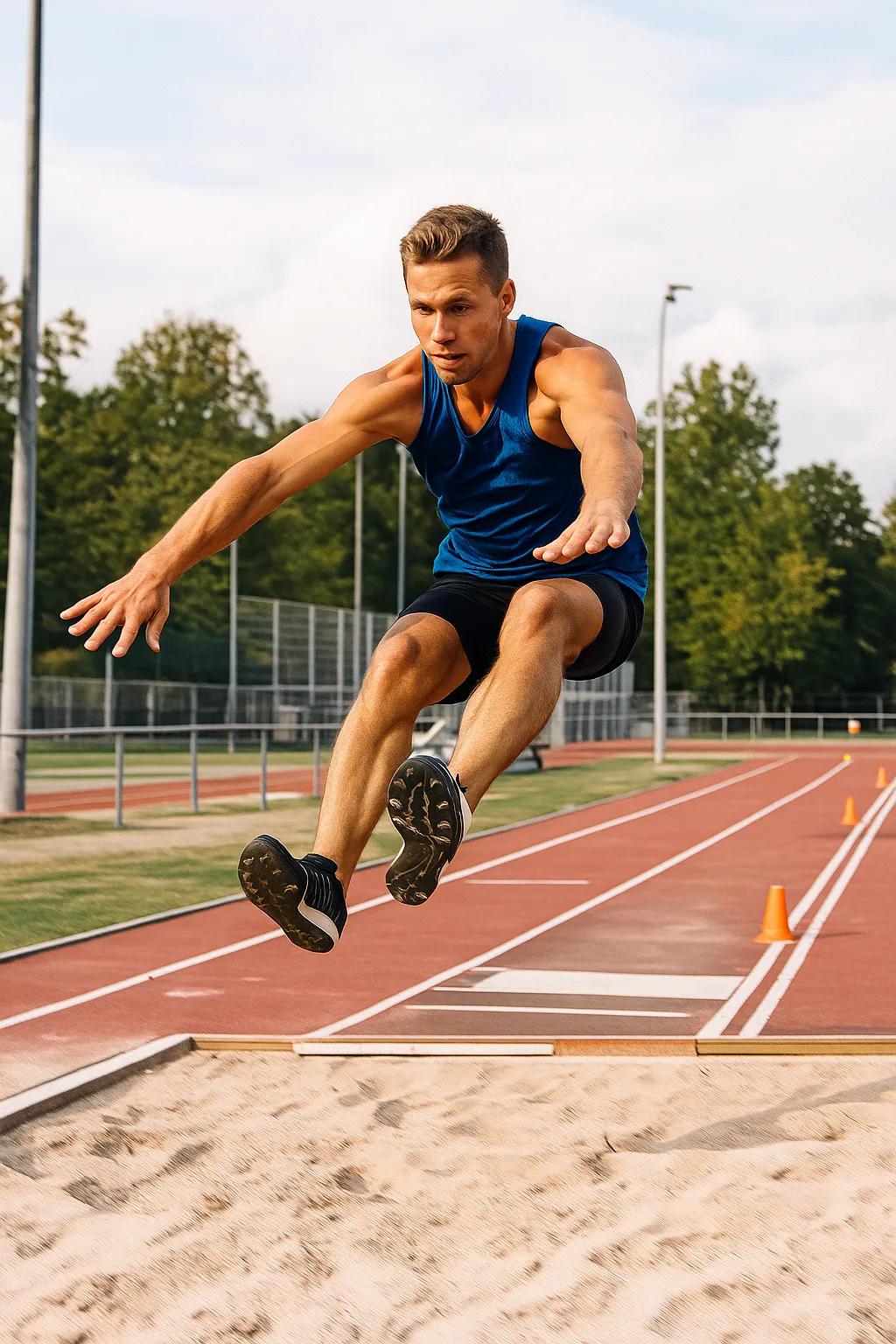 Weitsprungtraining optimieren: Technik, Kraft und Präzision für maximale Sprungweite