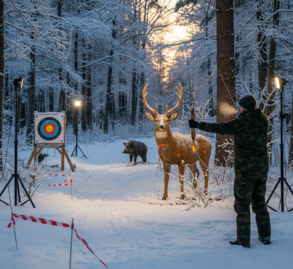 Winterbogenschießen: Ziele, Set-up und Training in der kalten Jahreszeit